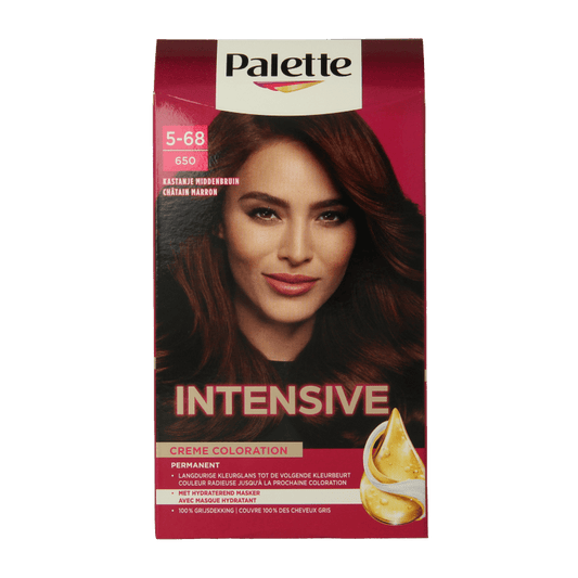Poly Palette Haarverf 650 Kastanje middenbruin 1 Set - DrogistWereld