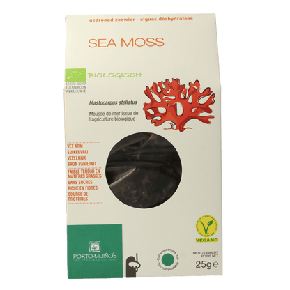 Porto Muinos Sea moss bio 25 Gram - DrogistWereld