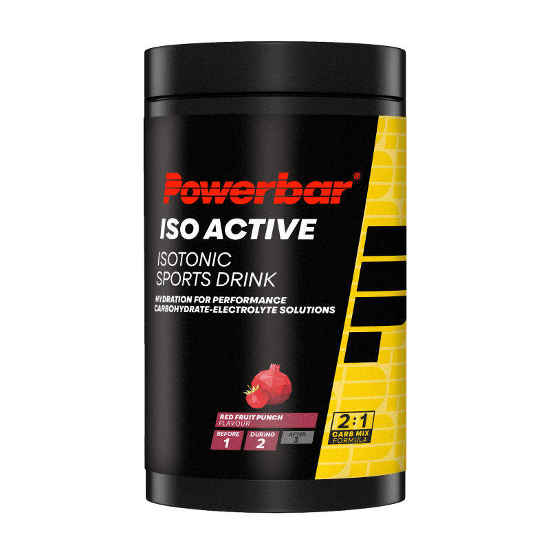 Powerbar Isoactive red fruit punch 600 Gram - DrogistWereld