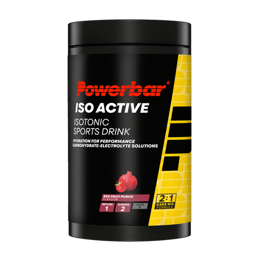 Powerbar Isoactive red fruit punch 600 Gram - DrogistWereld