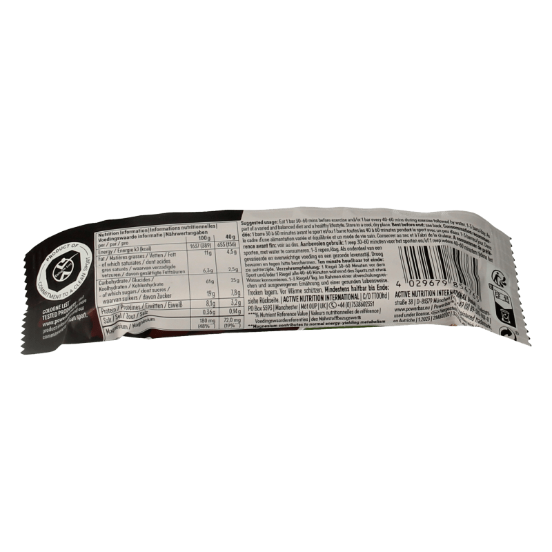 Powerbar Natural energy bar cacao crunch 40 Gram - DrogistWereld