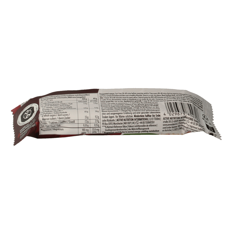 Powerbar Natural energy bar strawberry cranberry 40 Gram - DrogistWereld