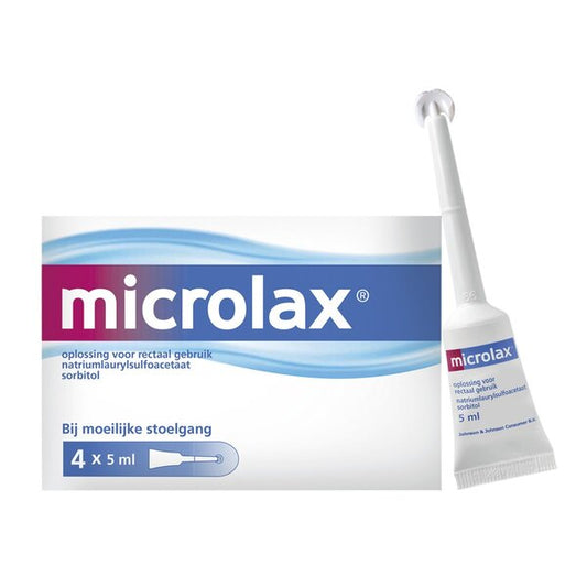 Microlax Klysma flacon 5ml 4 Stuks