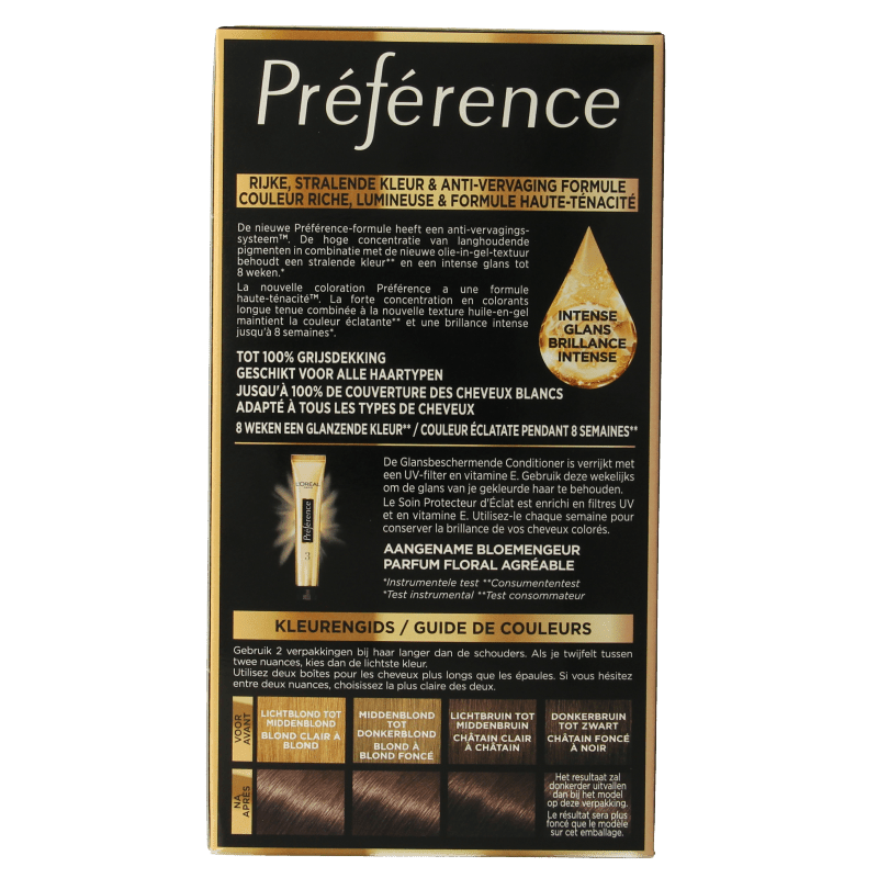 Preference 6.21 Zurich zeer licht koel bruin 1 Sachets - DrogistWereld