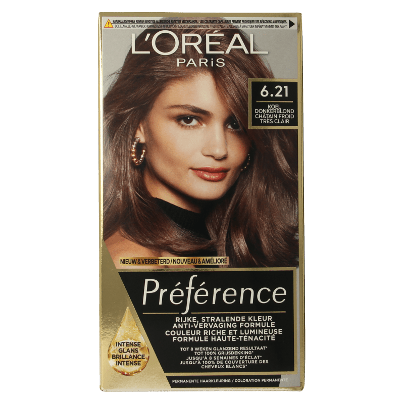 Preference 6.21 Zurich zeer licht koel bruin 1 Sachets - DrogistWereld
