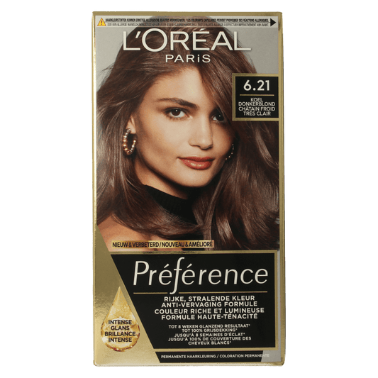 Preference 6.21 Zurich zeer licht koel bruin 1 Sachets - DrogistWereld