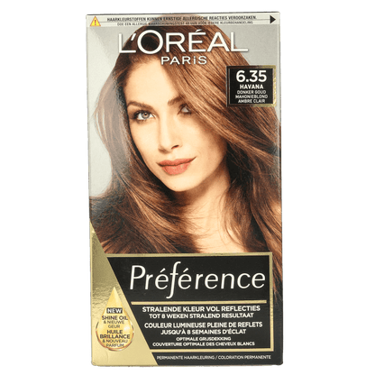 Preference 6.35 Havana donker goud mahonieblond 1 Set - DrogistWereld