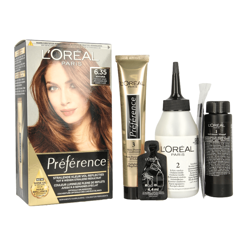 Preference 6.35 Havana donker goud mahonieblond 1 Set - DrogistWereld