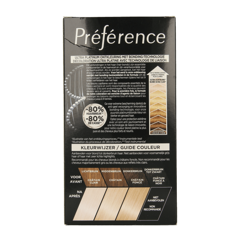 Preference Bleach ultra platinum ontkleuring 1 Set - DrogistWereld
