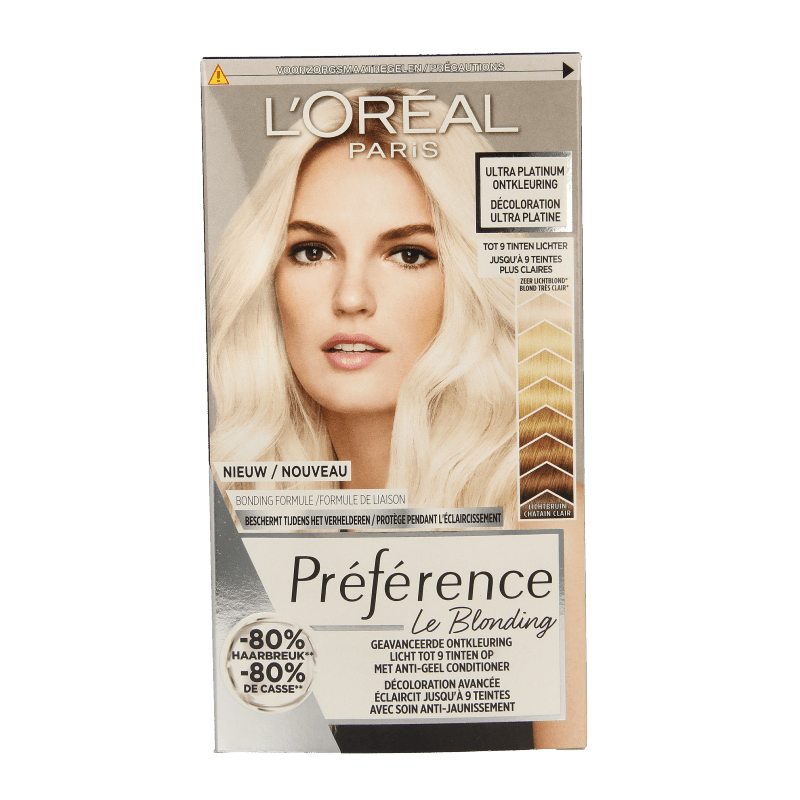 Preference Bleach ultra platinum ontkleuring 1 Set - DrogistWereld