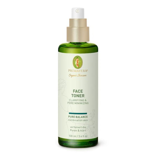 Primavera Face toner clarifying & pore minimizing 100 Milliliter - DrogistWereld