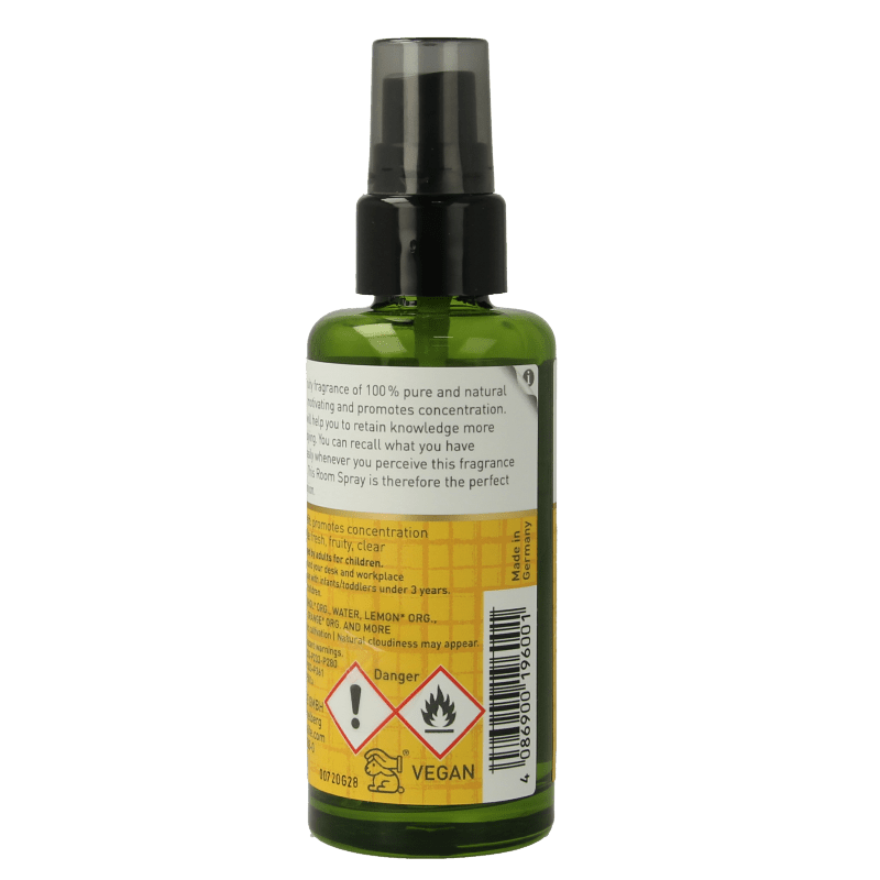 Primavera Organic roomspray focus & learn bio 50 Milliliter - DrogistWereld