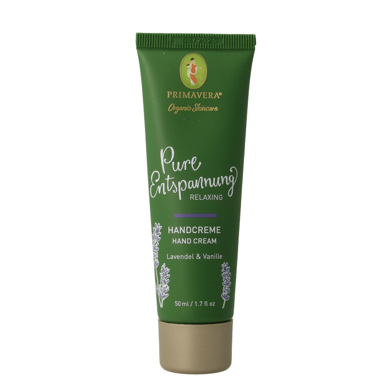 Primavera Relaxing hand cream 50 Milliliter - DrogistWereld
