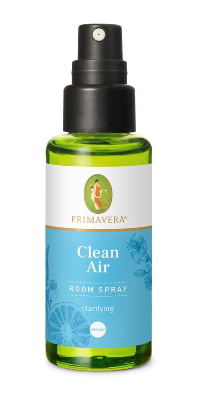 Primavera Roomspray clean air bio 50 Milliliter - DrogistWereld