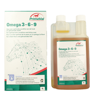 Primeval Omega 3 - 6 - 9 paard 1 Liter - DrogistWereld