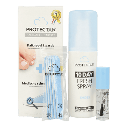 Protectair Kalknagel startset kalknagelkwastje en schoenspray 1 Set - DrogistWereld