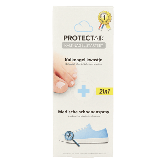 Protectair Kalknagel startset kalknagelkwastje en schoenspray 1 Set - DrogistWereld