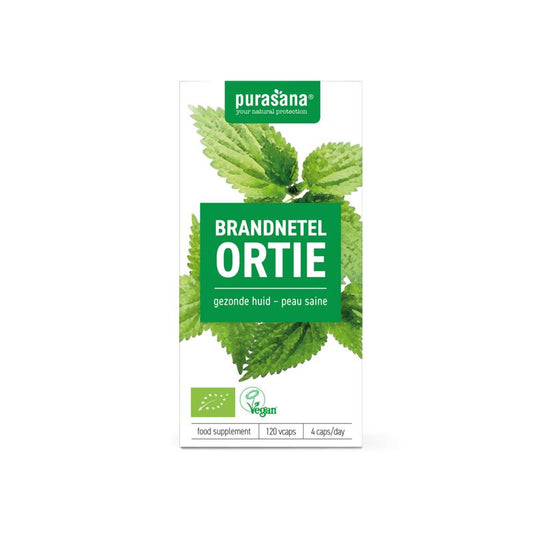 Purasana Brandnetel vegan bio 120 Vegetarische capsules - DrogistWereld