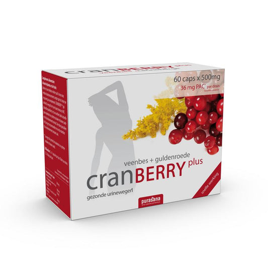 Purasana Cranberry plus 60 Capsules - DrogistWereld