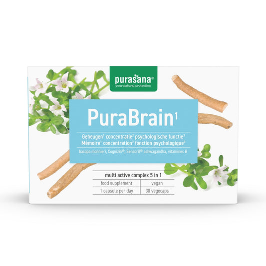 Purasana Purabrain 30 Vegetarische capsules - DrogistWereld