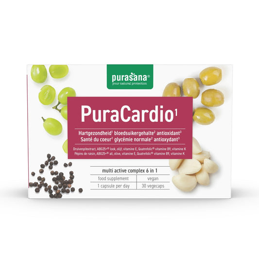 Purasana Puracardio 30 Vegetarische capsules - DrogistWereld