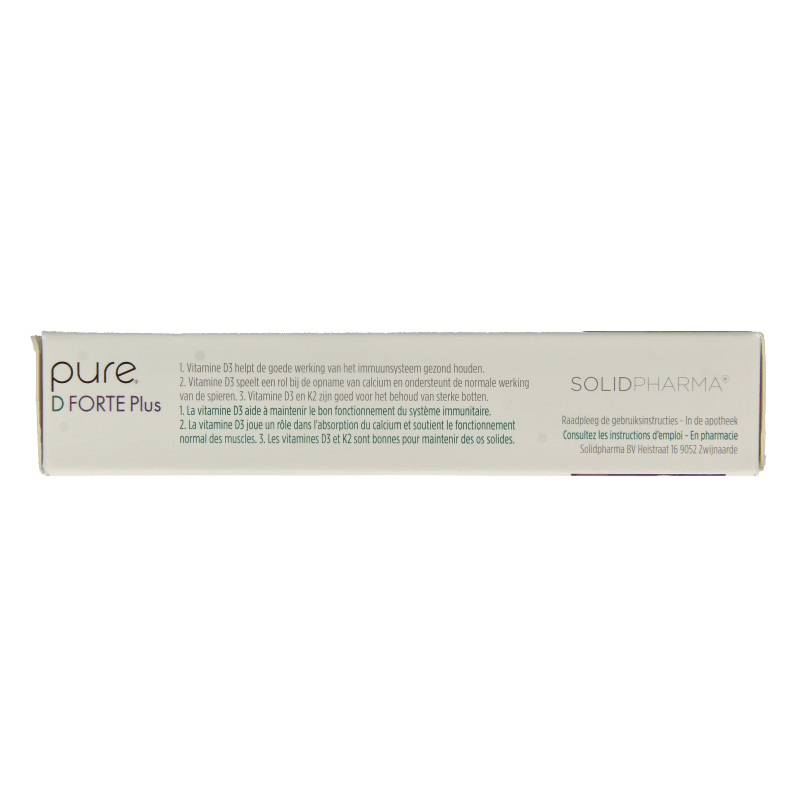Pure D forte plus 60 Kauwtabletten - DrogistWereld