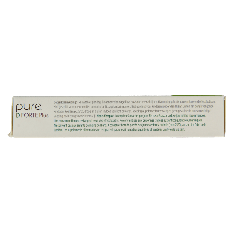 Pure D forte plus 60 Kauwtabletten - DrogistWereld
