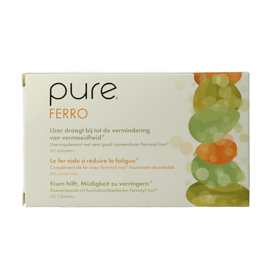Pure Ferro 60 Tabletten - DrogistWereld