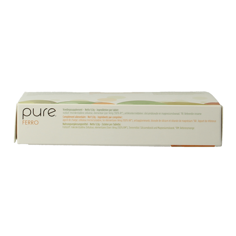 Pure Ferro 60 Tabletten - DrogistWereld