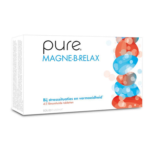 Pure Magne B relax 45 Tabletten - DrogistWereld