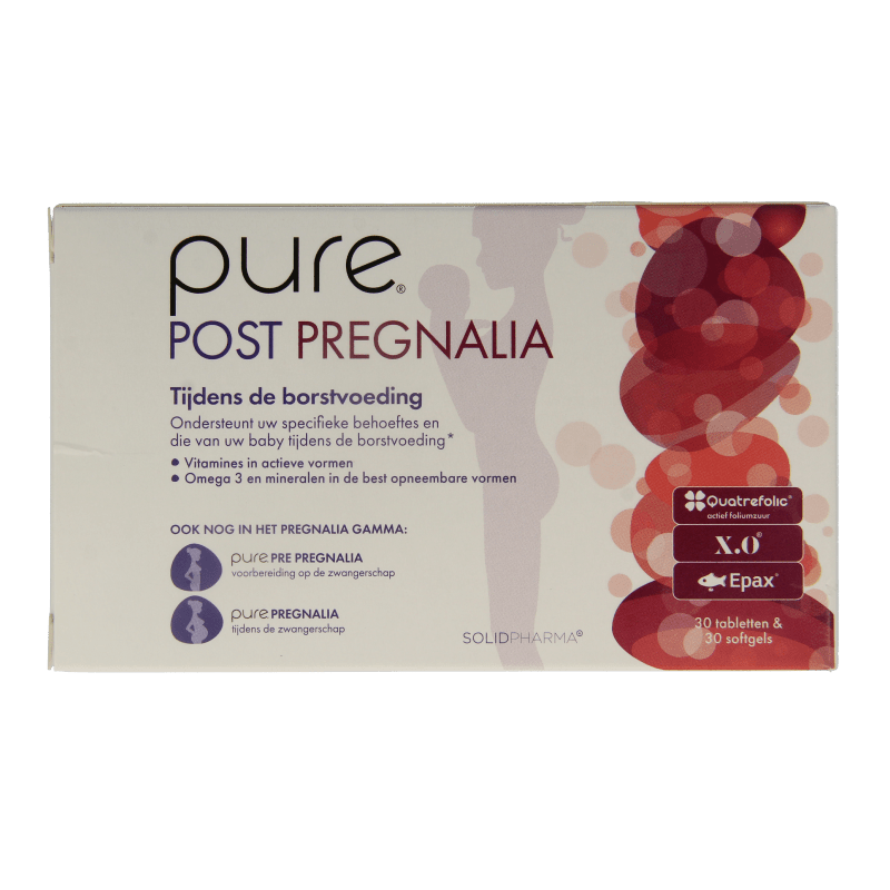 Pure Post pregnalia 30 tabletten & 30 softgels 60 Stuks - DrogistWereld
