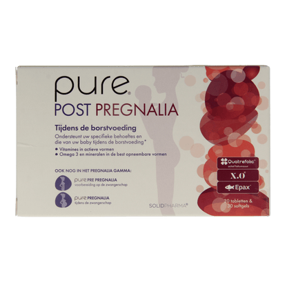 Pure Post pregnalia 30 tabletten & 30 softgels 60 Stuks - DrogistWereld
