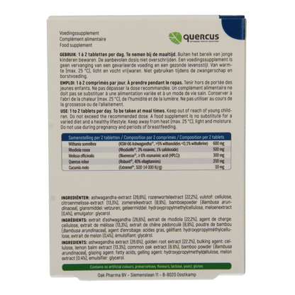 Quercus Enerzen 30 Tabletten - DrogistWereld