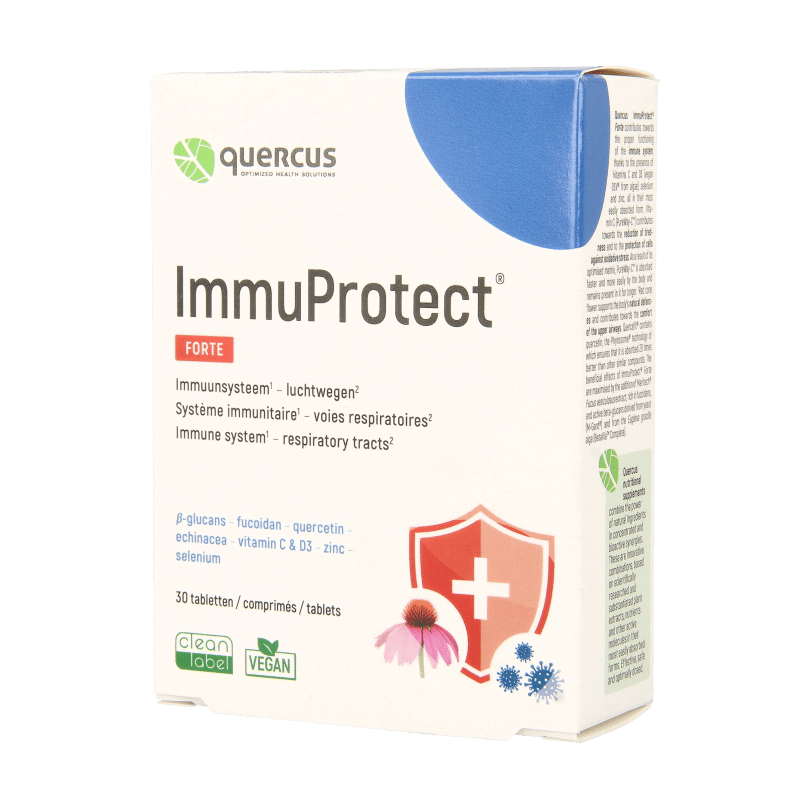 Quercus Immuprotect forte bio 30 Tabletten - DrogistWereld