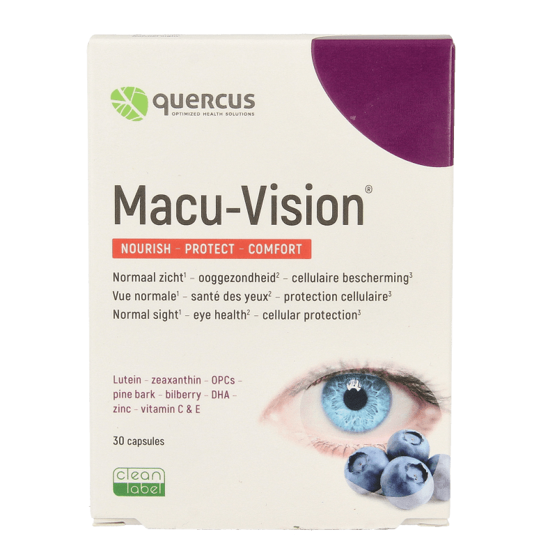 Quercus Macu - vision 30 Capsules - DrogistWereld