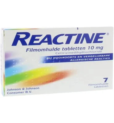 Reactine Anti histaminicum 10mg 7 Tabletten