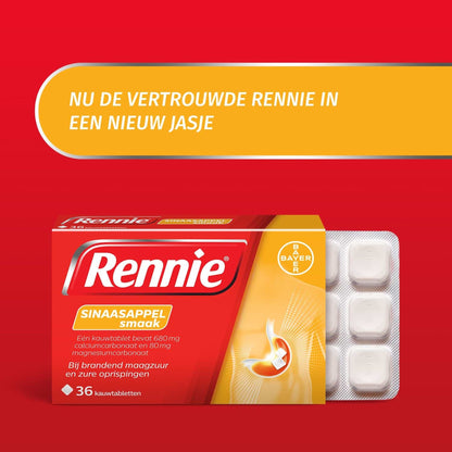 Rennie Sinaasappel 36 Tabletten - DrogistWereld