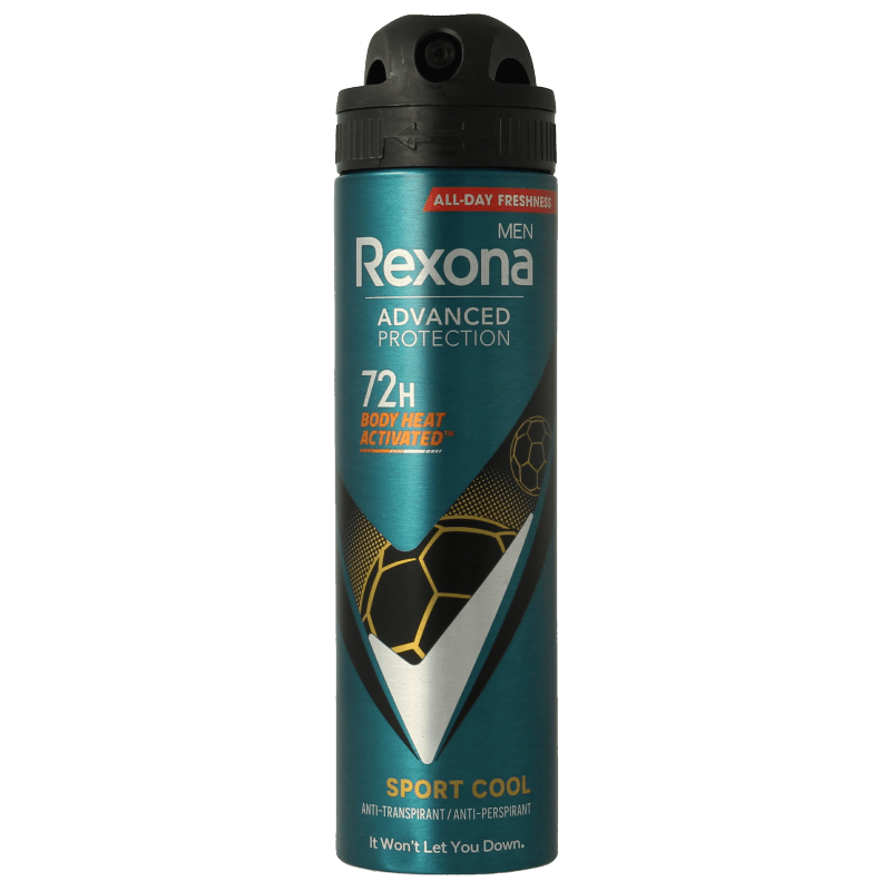 Rexona Deodorant spray 72h sport cool 150 Milliliter - DrogistWereld