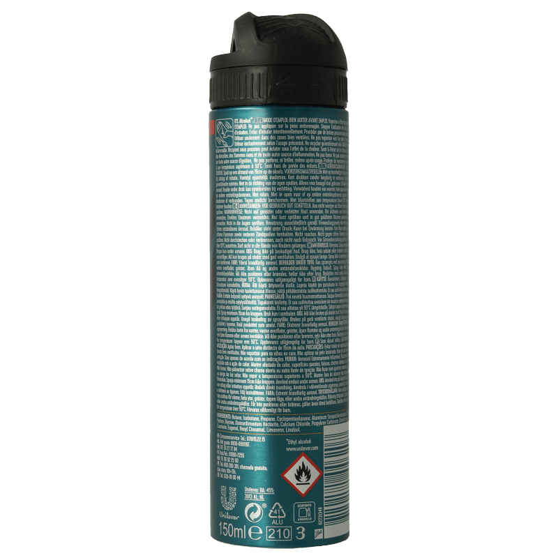 Rexona Deodorant spray 72h sport cool 150 Milliliter - DrogistWereld