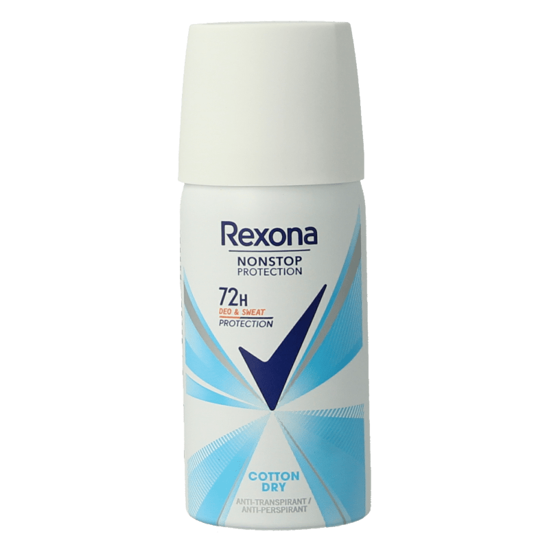Rexona Deodorant spray cotton dry mini 35 Milliliter - DrogistWereld