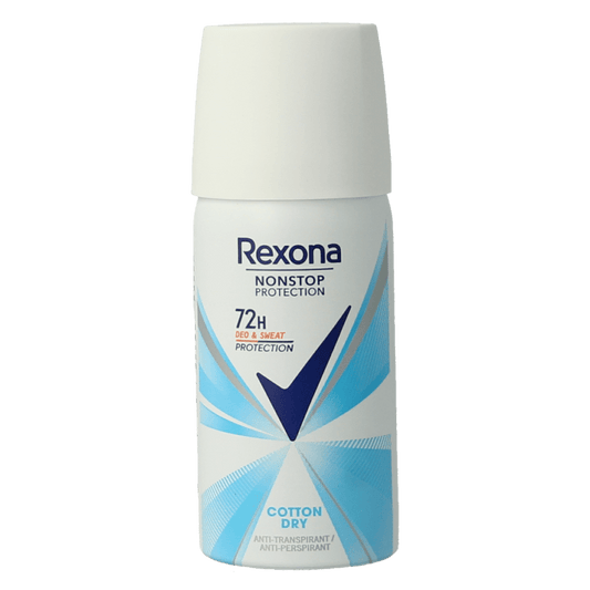 Rexona Deodorant spray cotton dry mini 35 Milliliter - DrogistWereld