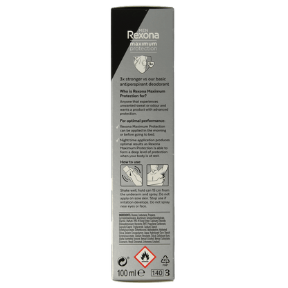 Rexona Deodorant spray men clean scent 100 Milliliter - DrogistWereld