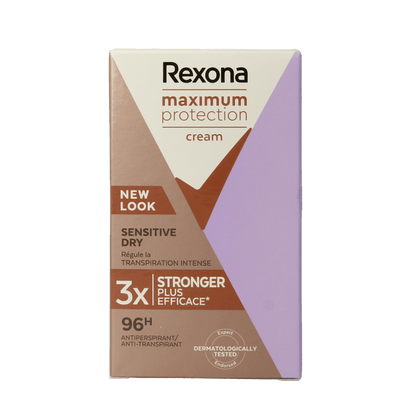Rexona Deodorant stick women max prot sensitive 45 Milliliter - DrogistWereld