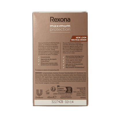 Rexona Deodorant stick women max prot sensitive 45 Milliliter - DrogistWereld