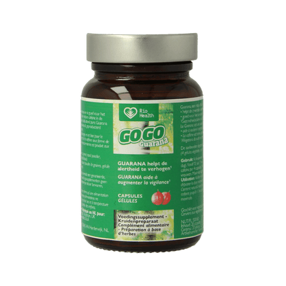 RIO Gogo guarana 500mg 10 dagen 20 Capsules - DrogistWereld