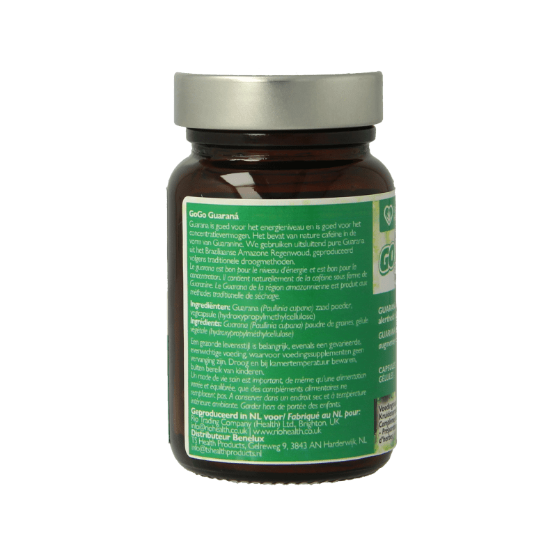 RIO Gogo guarana 500mg 10 dagen 20 Capsules - DrogistWereld