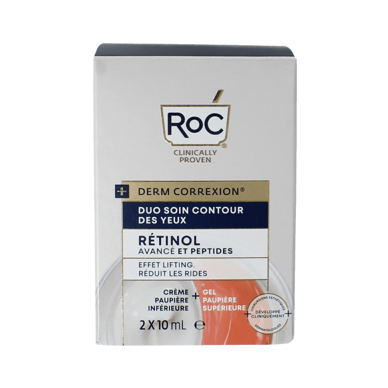 ROC Derm correxion dual eye cream 20 Milliliter - DrogistWereld