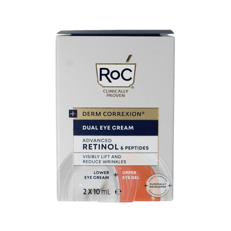 ROC Derm correxion dual eye cream 20 Milliliter - DrogistWereld