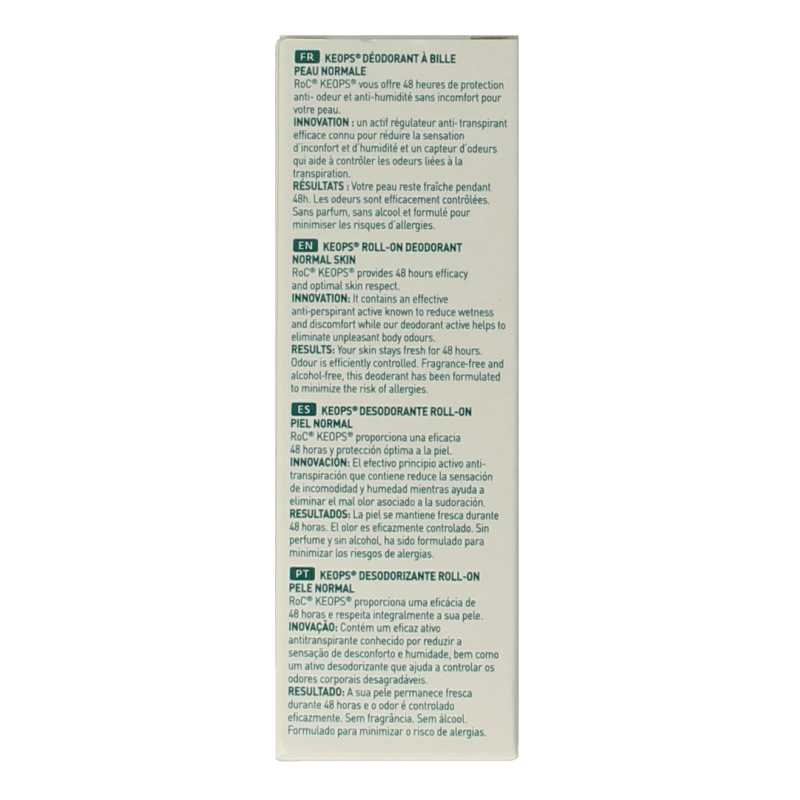 ROC Keops deodorant roll on 30 Milliliter - DrogistWereld