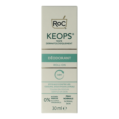 ROC Keops deodorant roll on 30 Milliliter - DrogistWereld